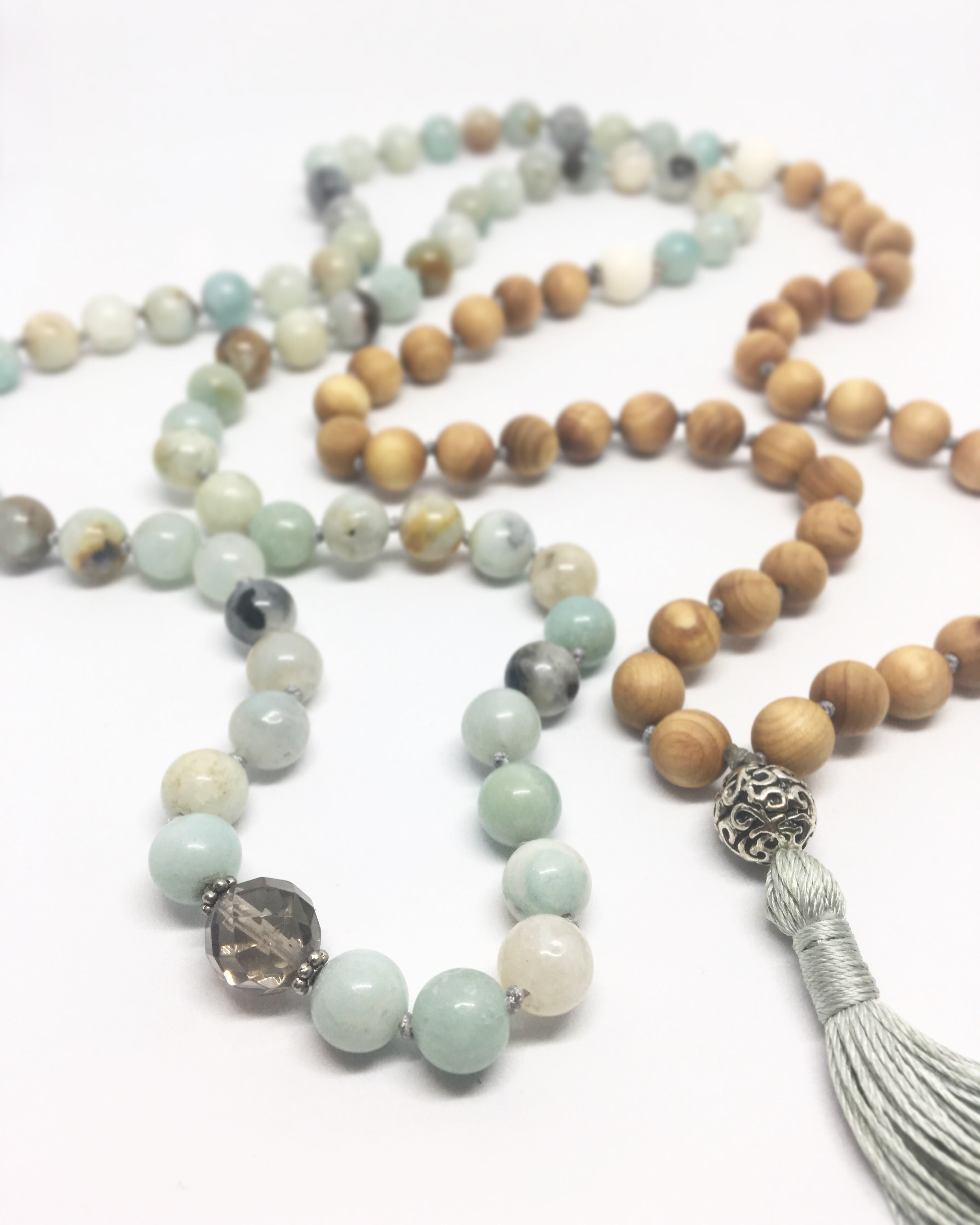 Handstrung Mala Prayer Necklace