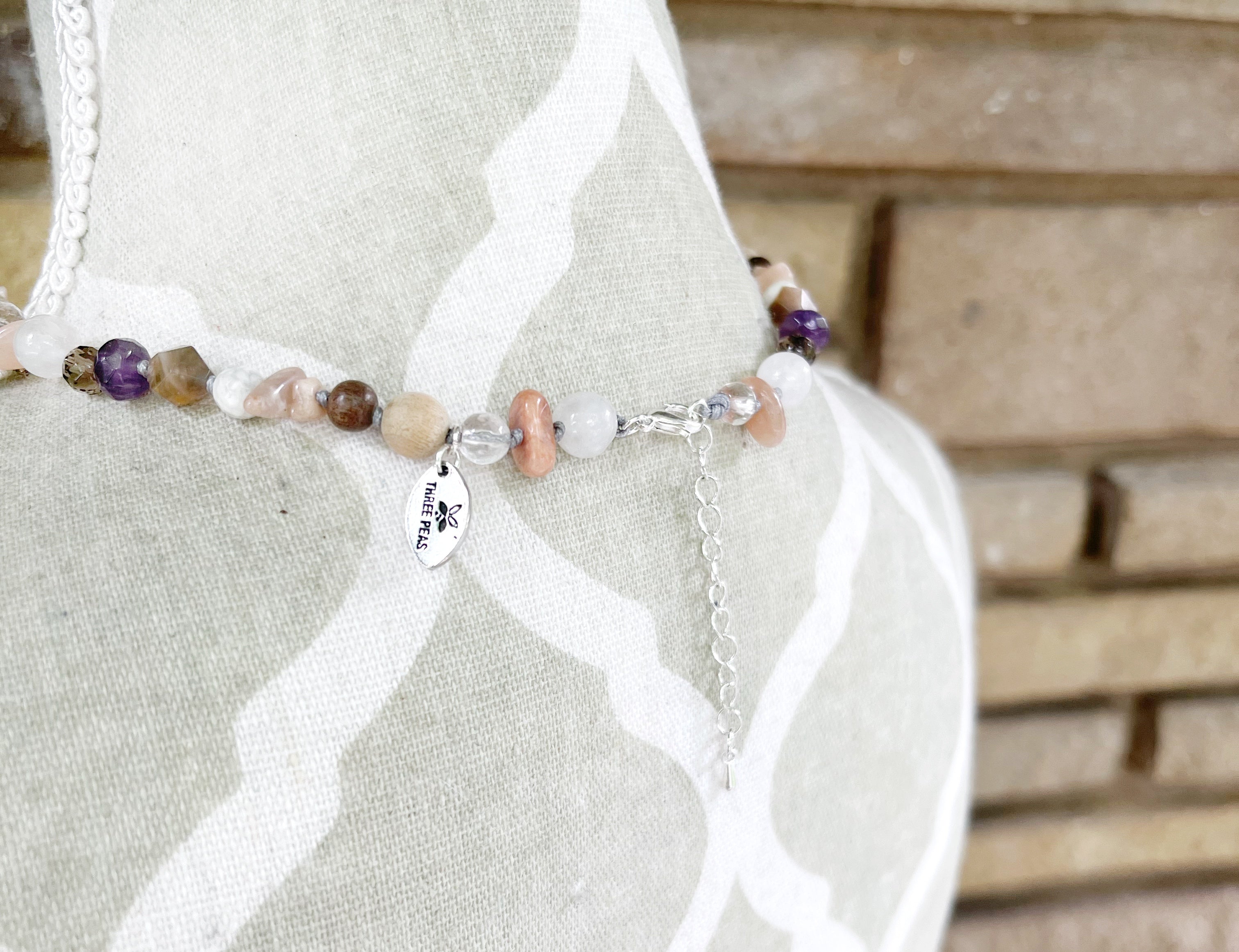 “Lilac” Adjustable Boho Necklace