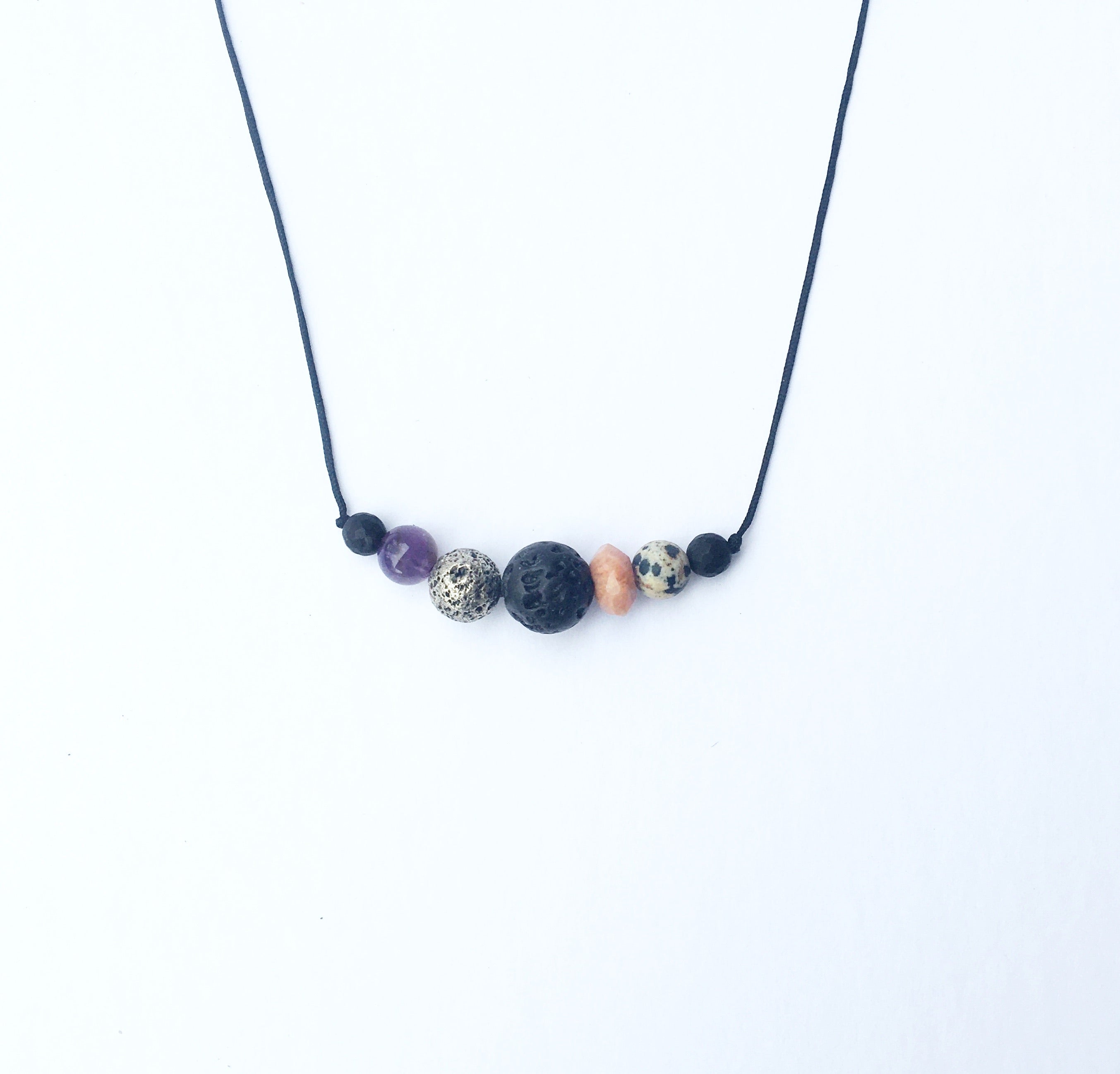 “Winter Glow” T-Shirt Necklace