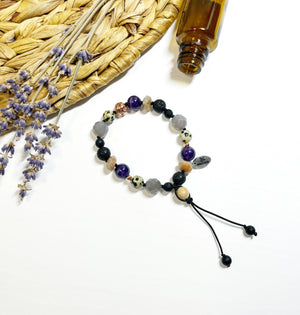 “Winter Lavender” Adjustable Diffuser Bracelet