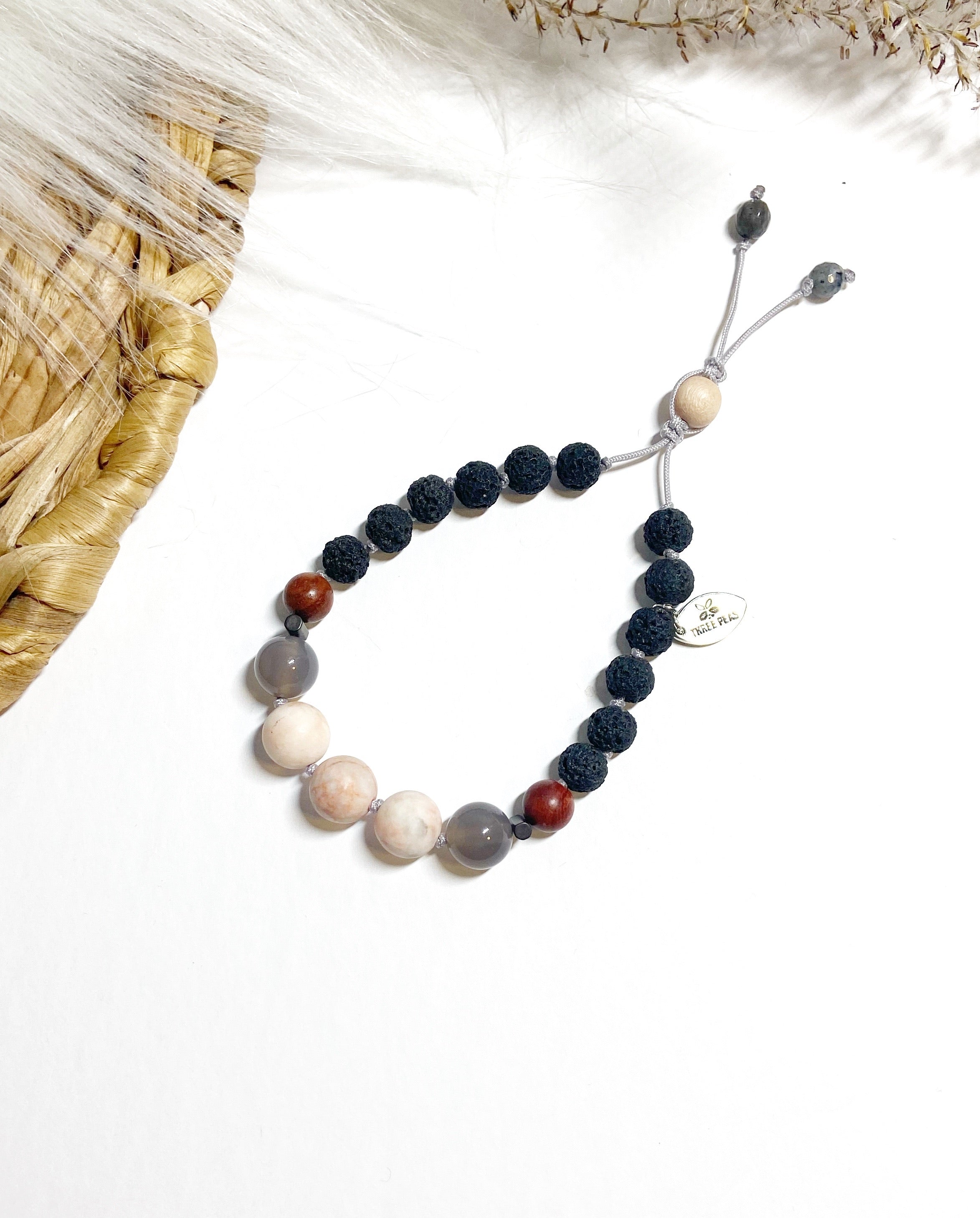 Zebra Jasper & Agate Bracelet