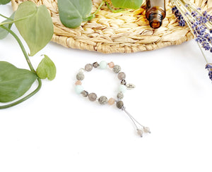 “Hydrangea” Adjustable Diffuser Bracelet