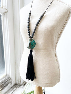 Natural Turquoise & Labradorite Necklace