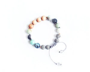 “By the Lakeside” Adjustable Diffuser Bracelet